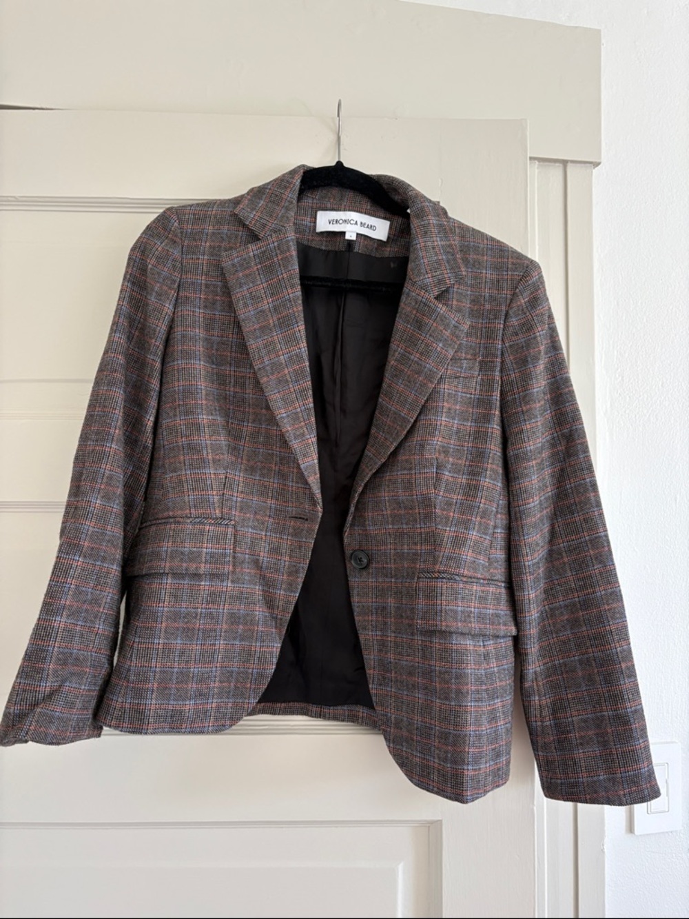 Veronica beard Tyra Plaid Dickey Jacket size 6